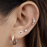 PIERCING ESTRELLITAS SILVER