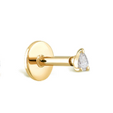 PIERCING MINI PEAR ORO 18K